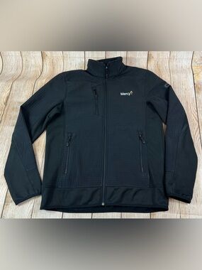 OGIO Mercy Hosital Black Full Zip Jacket Size Medium